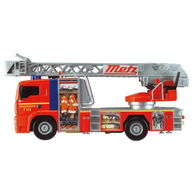 Пожарная машина Man на дистанционном управлении, 50 см., свет, звук, вода  